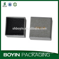 Silver paper hot stamping logo custom jewelry gift boxes wholesale